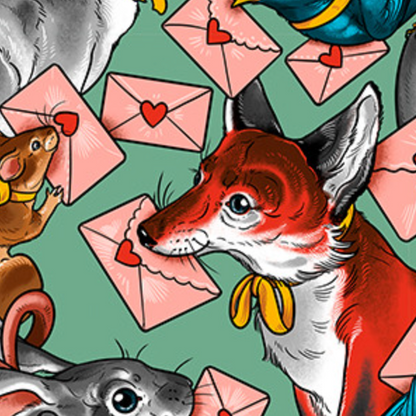 Rachel Hauer FreeSpirit Fabrics Love Letters Pen Pals PWRH132.MULTI