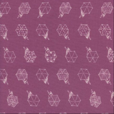 Rashida Coleman-Hale and Sarah Watts Raindrop Bubblegum Rainwalk Cotton + Steel