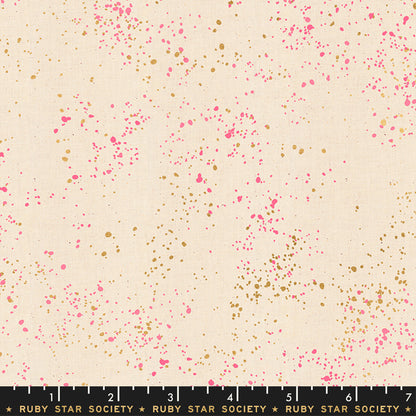 Rashida Coleman Hale Moda Fabrics Ruby Star Society Speckled Neon Pink  RS5027-16M