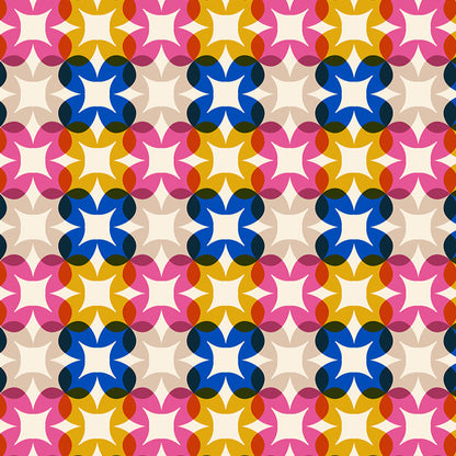 Rashida Coleman Hale Moda Fabrics Woodland Park Flower Plaid Blue Ribbon RS108515