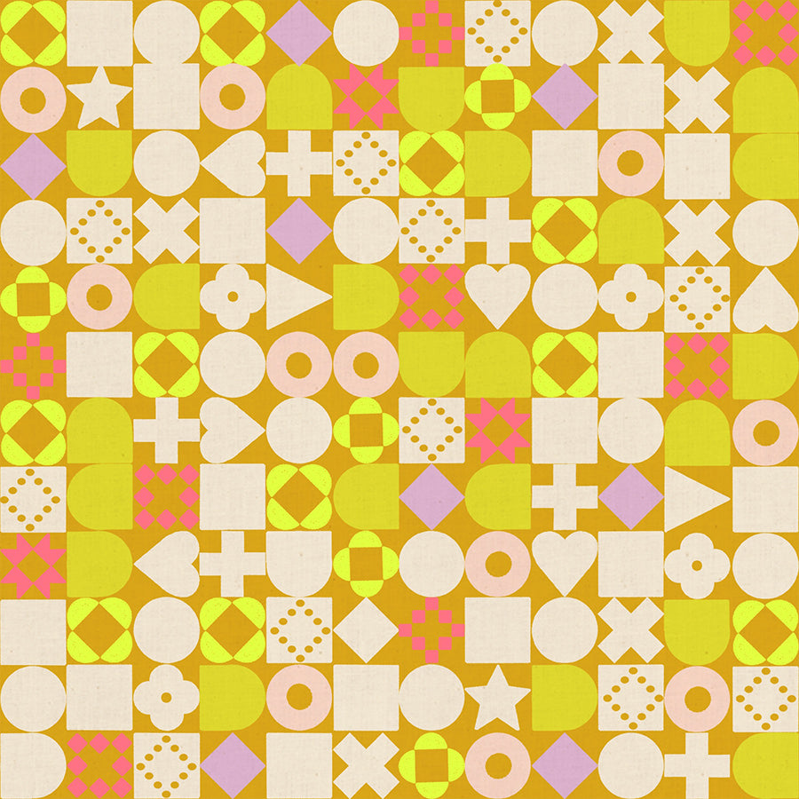 Rashida Coleman Hale Ruby Star Society Moda Fabrics Lofi Linens Blocked RS1134 15CL Cactus