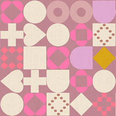 Rashida Coleman Hale Ruby Star Society Moda Fabrics Lofi Linens Blocked RS1134 19CL Lilac