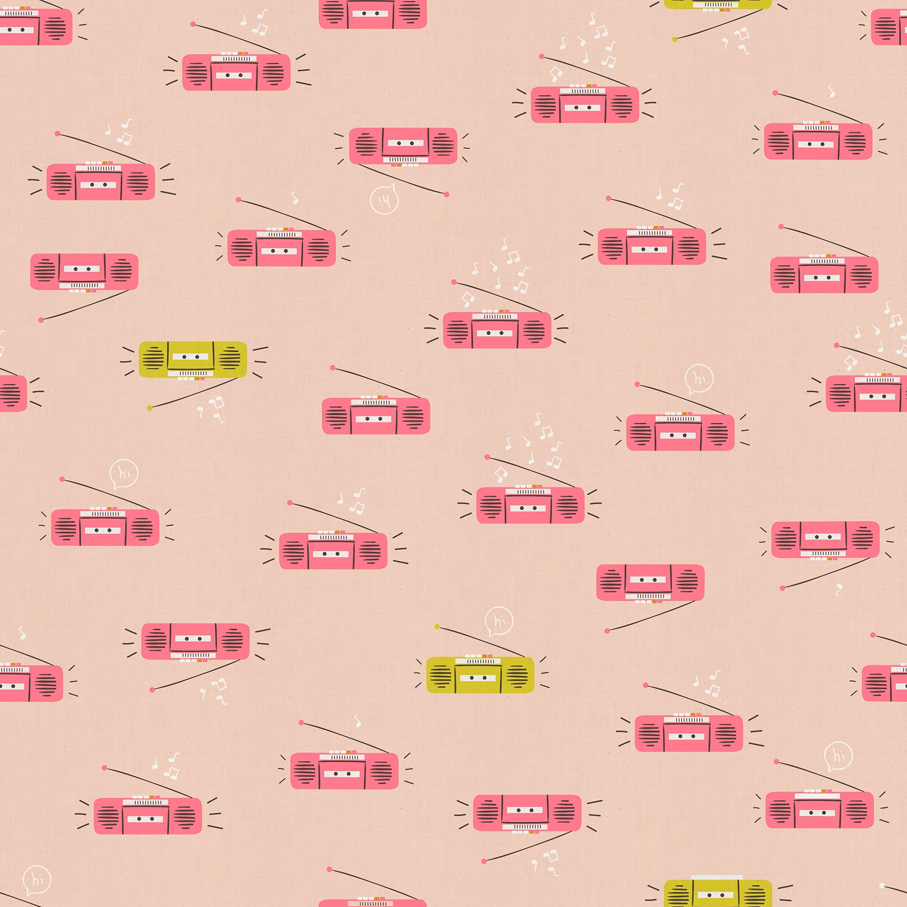 Rashida Coleman Hale Ruby Star Society Moda Fabrics Lofi Linens Boom RS1130 21CL Peach Blossoms