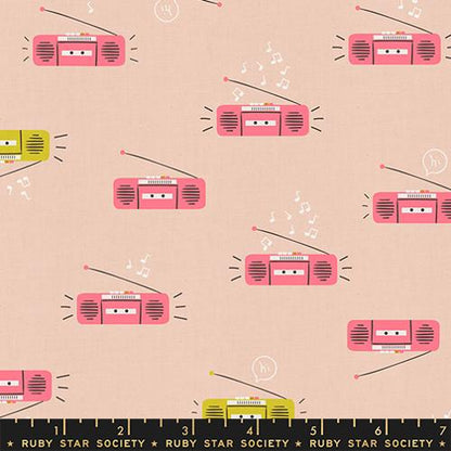 Rashida Coleman Hale Ruby Star Society Moda Fabrics Lofi Linens Boom RS1130 21CL Peach Blossoms