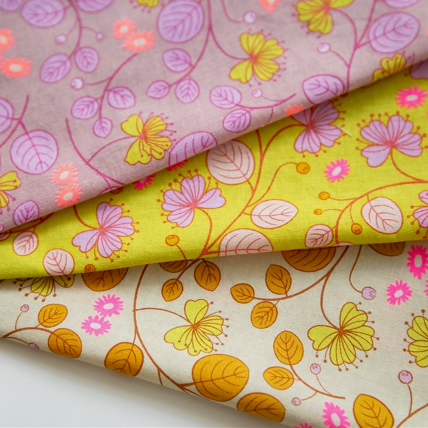 Rashida Coleman Hale Ruby Star Society Moda Fabrics Lofi Linens Caper Floral 