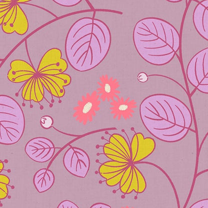 Rashida Coleman Hale Ruby Star Society Moda Fabrics Lofi Linens Caper Floral RS1133 21CL Lilac