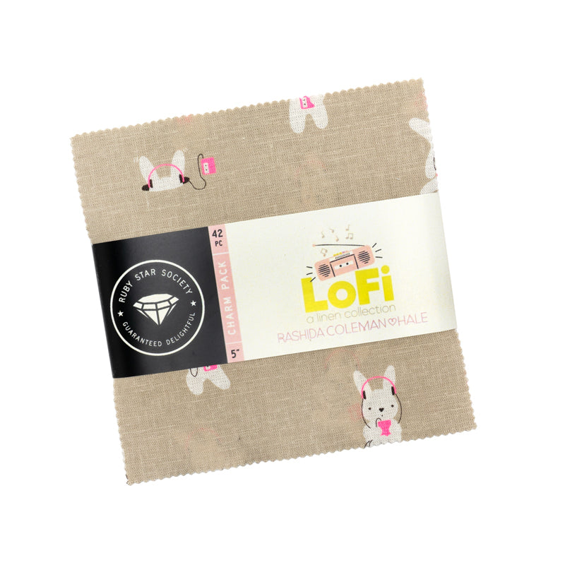 Rashida Coleman Hale Ruby Star Society Moda Fabrics Lofi Linens Charm Packs RS1129PP