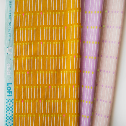 Rashida Coleman Hale Ruby Star Society Moda Fabrics Lofi Linens Meet Your Match 