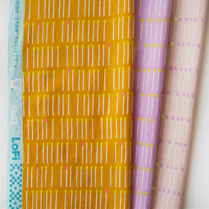 Rashida Coleman Hale Ruby Star Society Moda Fabrics Lofi Linens Meet Your Match 