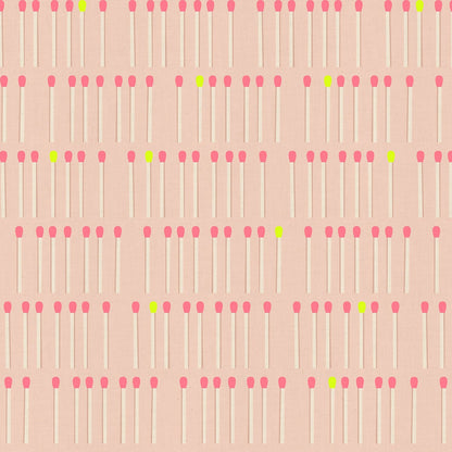 Rashida Coleman Hale Ruby Star Society Moda Fabrics Lofi Linens Meet Your Match RS1132 15CL Peach Blossom