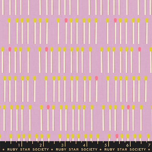 Rashida Coleman Hale Ruby Star Society Moda Fabrics Lofi Linens Meet Your Match RS1132 19CL Wisteria