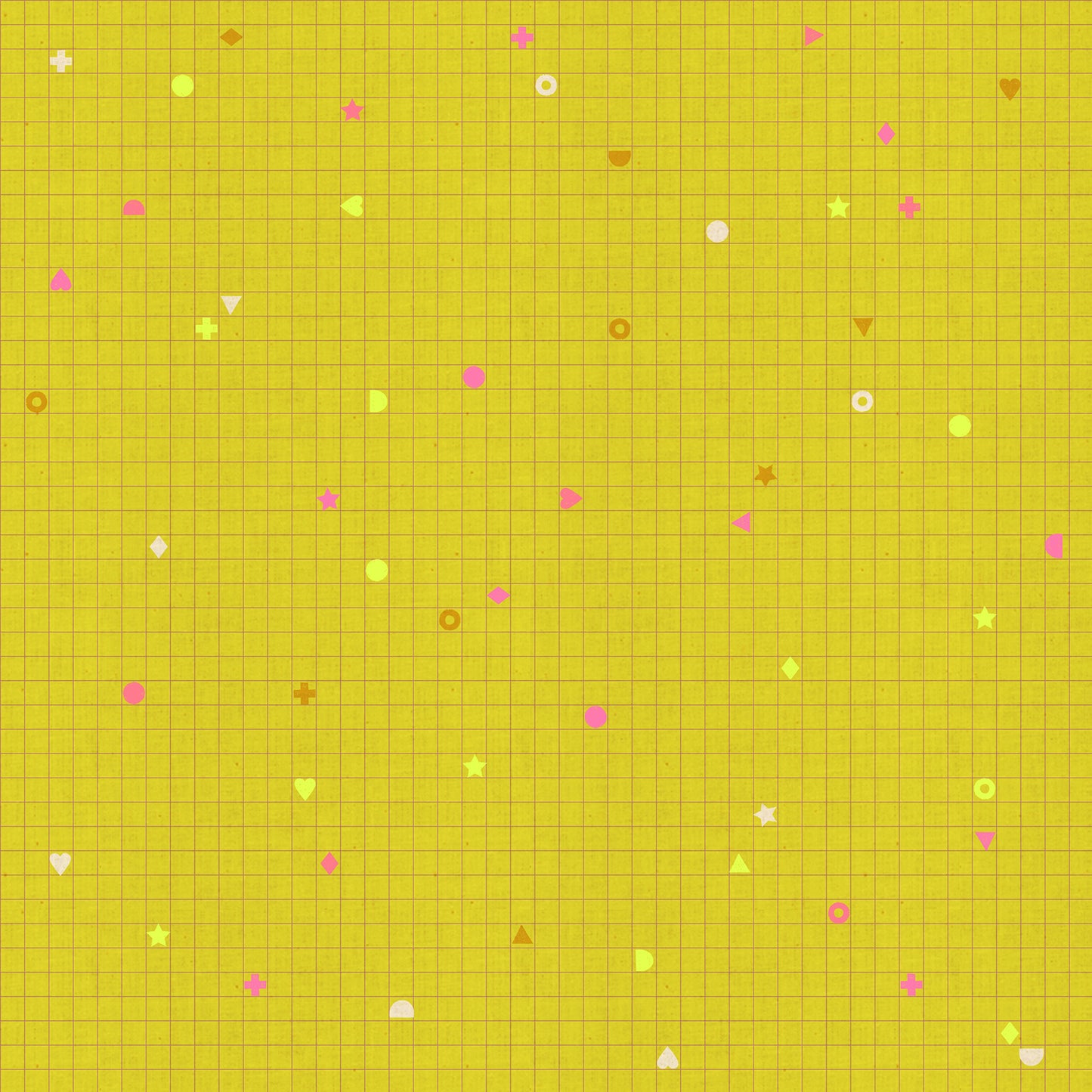 Rashida Coleman Hale Ruby Star Society Moda Fabrics Lofi Linens Power Grid RS1135 13CL Citron