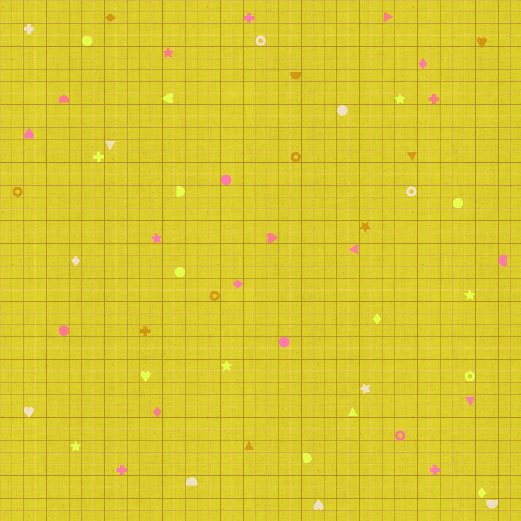 Rashida Coleman Hale Ruby Star Society Moda Fabrics Lofi Linens Power Grid RS1135 13CL Citron
