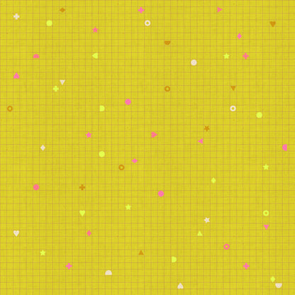 Rashida Coleman Hale Ruby Star Society Moda Fabrics Lofi Linens Power Grid RS1135 13CL Citron