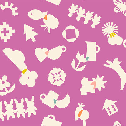 Rashida Coleman Hale Ruby Star Society Moda Fabrics Paper Cuts 2 All Goods RS1108 15 Heliotrope