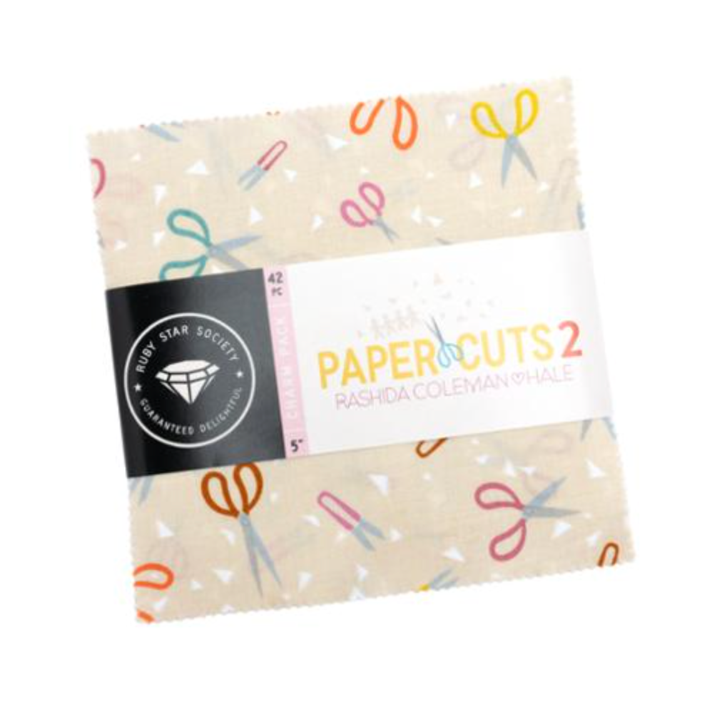 Rashida Coleman Hale Ruby Star Society Moda Fabrics Paper Cuts 2 Charm Pack
