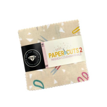 Rashida Coleman Hale Ruby Star Society Moda Fabrics Paper Cuts 2 Mini Charm Pack RS1107MC