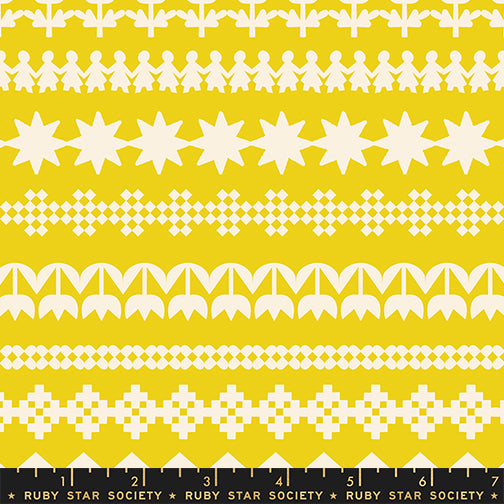 Rashida Coleman Hale Ruby Star Society Moda Fabrics Paper Cuts 2 Paper Cuttings RS1109 12 Starfruit