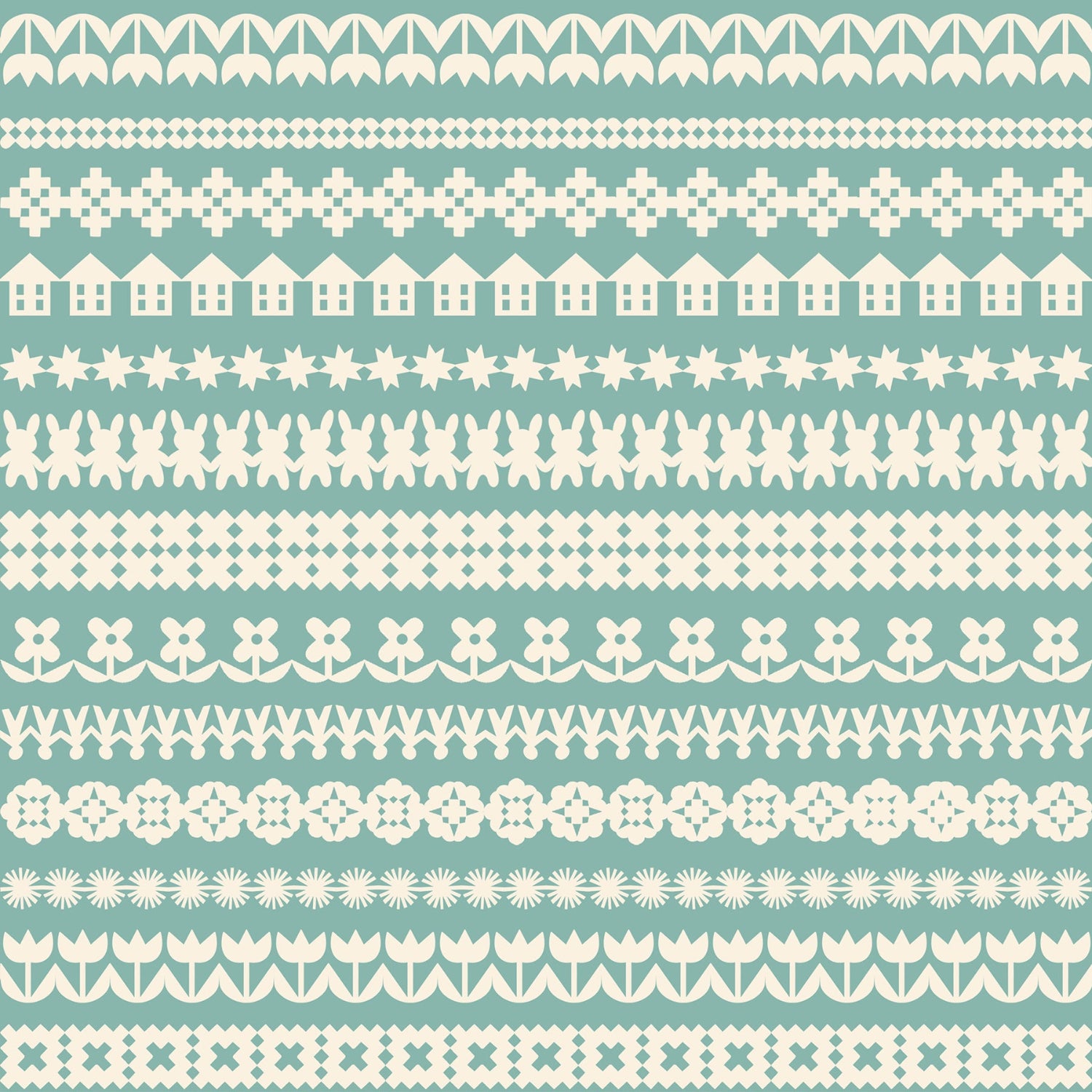 Rashida Coleman Hale Ruby Star Society Moda Fabrics Paper Cuts 2 Paper Cuttings RS1109 15 Water