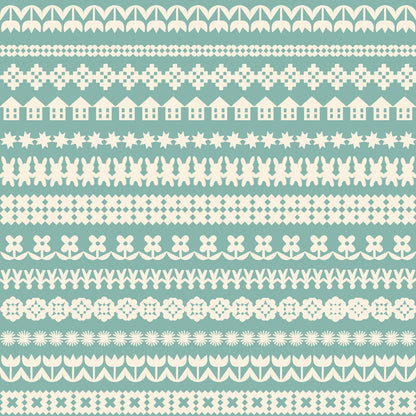 Rashida Coleman Hale Ruby Star Society Moda Fabrics Paper Cuts 2 Paper Cuttings RS1109 15 Water