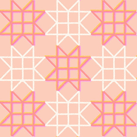 Rashida Coleman Hale Ruby Star Society Moda Fabrics Paper Cuts 2 Paper Star RS1114 15 Peach Puff