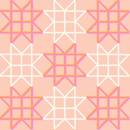 Rashida Coleman Hale Ruby Star Society Moda Fabrics Paper Cuts 2 Paper Star RS1114 15 Peach Puff
