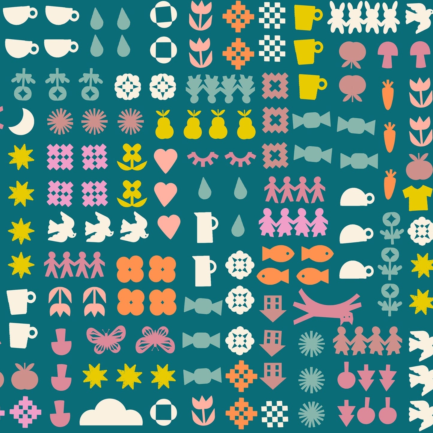 Rashida Coleman Hale Ruby Star Society Moda Fabrics Paper Cuts 2 Together RS1107 15 Storytime