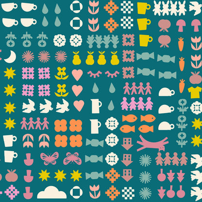 Rashida Coleman Hale Ruby Star Society Moda Fabrics Paper Cuts 2 Together RS1107 15 Storytime