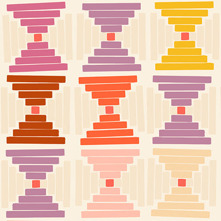 Rashida Coleman Hale Ruby Star Society Moda Fabrics Persimmon Courthouse Steps Natural RS112411