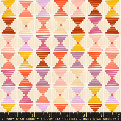 Rashida Coleman Hale Ruby Star Society Moda Fabrics Persimmon Courthouse Steps Natural RS112411