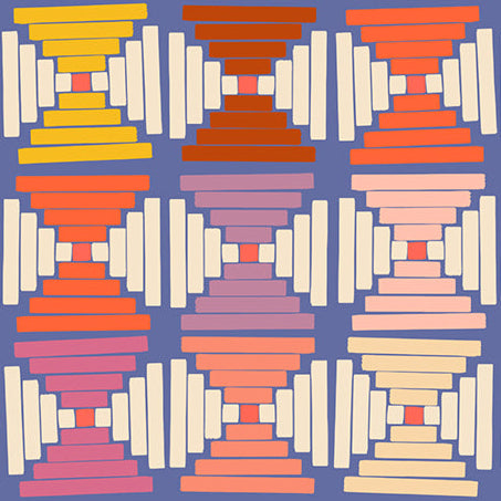 Rashida Coleman Hale Ruby Star Society Moda Fabrics Persimmon Courthouse Steps Twilight RS112415
