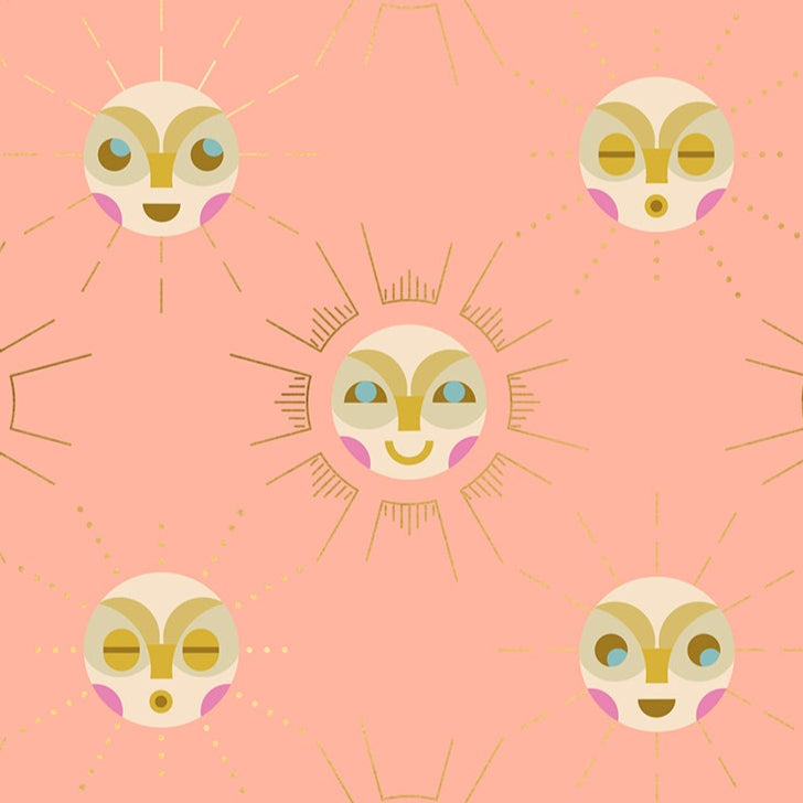 Rashida Coleman Hale Ruby Star Society Moda Fabrics Stellar Sunnymoon Peach RS1006-11M