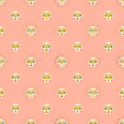 Rashida Coleman Hale Ruby Star Society Moda Fabrics Stellar Sunnymoon Peach RS1006-11M