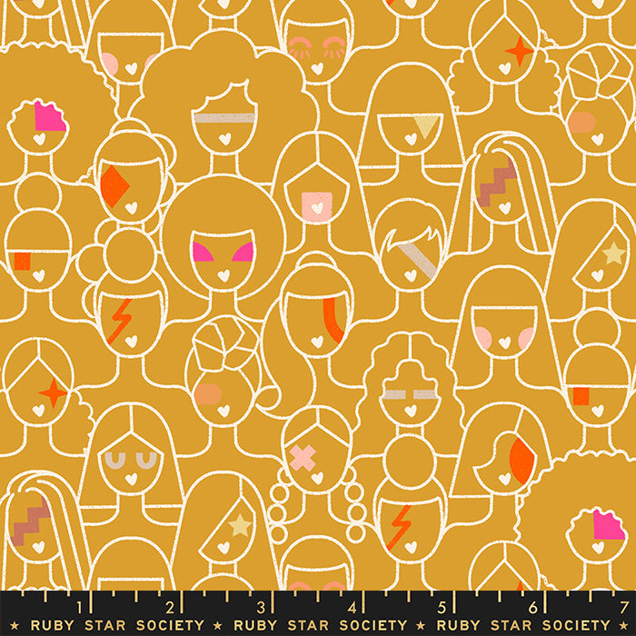 Rashida Coleman Hale Ruby Star Society Moda Fabrics Sunbeam Rebel Rebel RS105613 Cactus