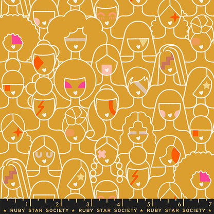 Rashida Coleman Hale Ruby Star Society Moda Fabrics Sunbeam Rebel Rebel RS105613 Cactus