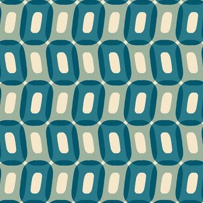 Rashida Coleman Hale Ruby Star Society Moda Fabrics To and Fro Ooos Teal  RS106813