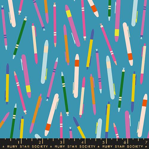 Rashida_Coleman_Hale_Ruby_Star_Society_Moda_Salutations_Do You Have A Pen_RS1093 14 Vintage Blue