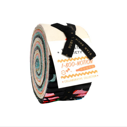 Ruby Star Society Moda Fabrics 1-800-Notion Jelly Roll RS5207JR