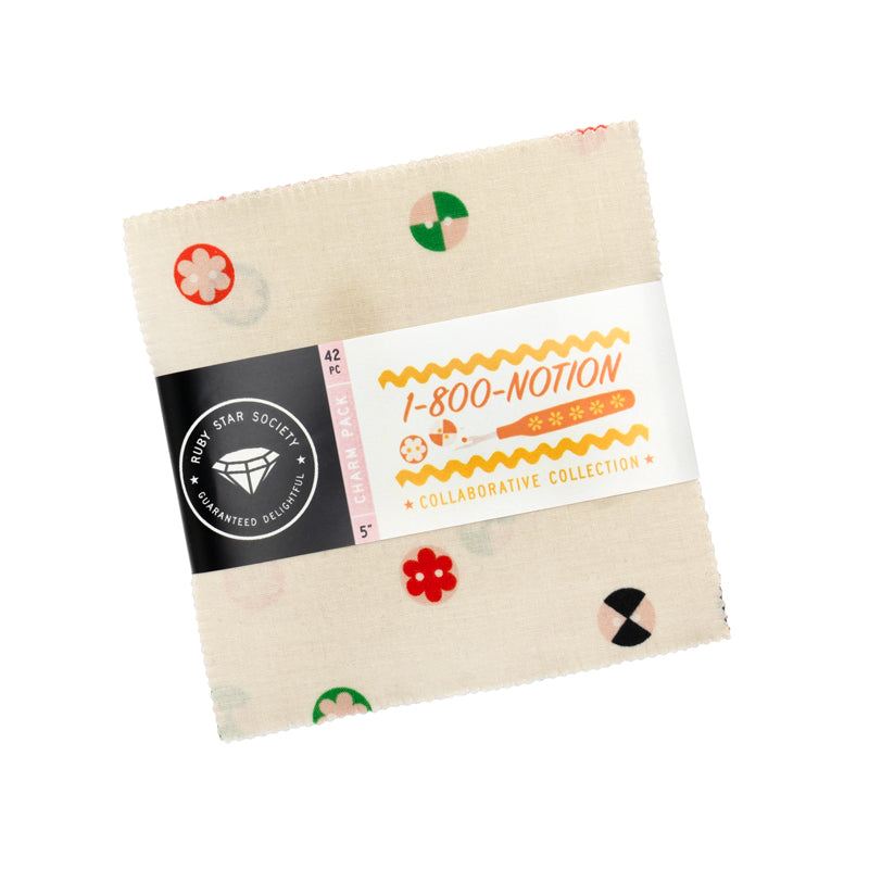 Ruby Star Society Moda Fabrics 1 800 Notion Charm Pack RS5207PP