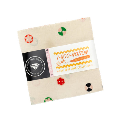 Ruby Star Society Moda Fabrics 1 800 Notion Charm Pack RS5207PP
