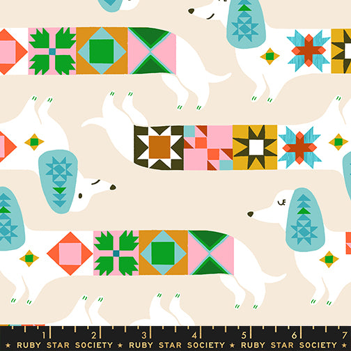 Ruby Star Society Moda Fabrics 1 800 Notion Quilty Dog RS5213 11 Shell