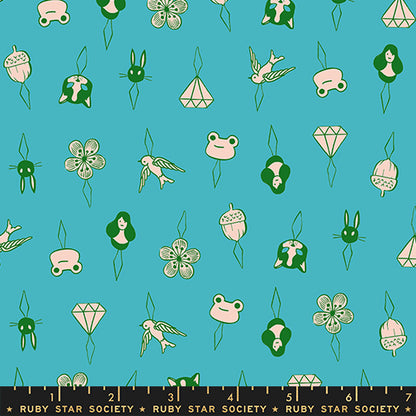 Ruby Star Society Moda Fabrics 1 800 Notion Thread Charms RS5214 15 Turquoise