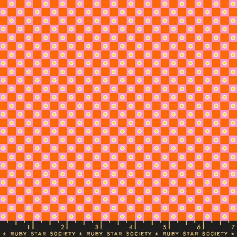 Ruby Star Society Moda Fabrics Animal Animal Flower Check Goldfish RS516914