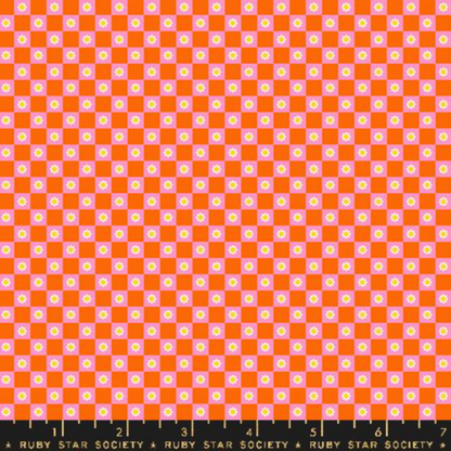 Ruby Star Society Moda Fabrics Animal Animal Flower Check Goldfish RS516914