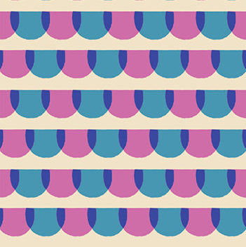 Ruby Star Society Moda Fabrics Animal Animal Roof Tiles Vintage Blue RS516713