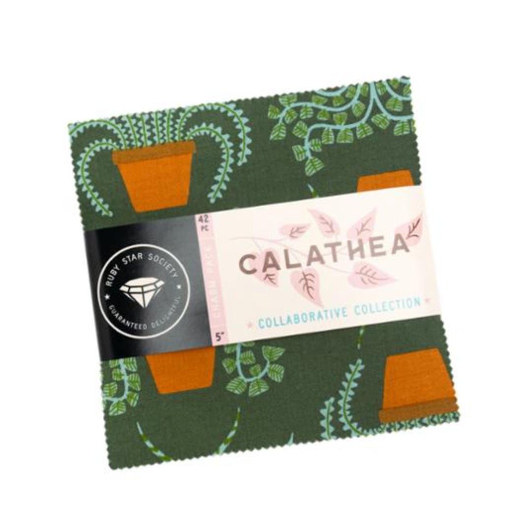 Ruby Star Society Moda Fabrics Calathea 5" Charm Pack RS5182PP