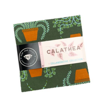 Ruby Star Society Moda Fabrics Calathea 5" Charm Pack RS5182PP