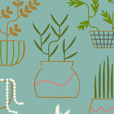 Ruby Star Society Moda Fabrics Calathea Plant Life Water RS5184 14