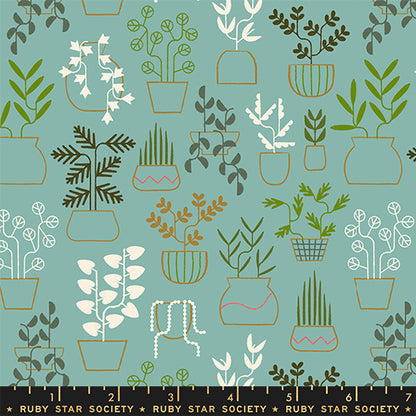 Ruby Star Society Moda Fabrics Calathea Plant Life Water RS5184 14