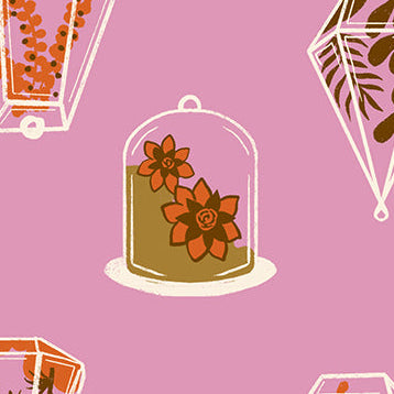 Ruby Star Society Moda Fabrics Calathea Terrariums Kiss RS518312